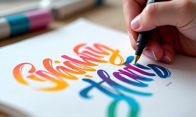 Taller de brush lettering moderno