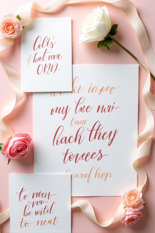 Proyectos de lettering personalizado